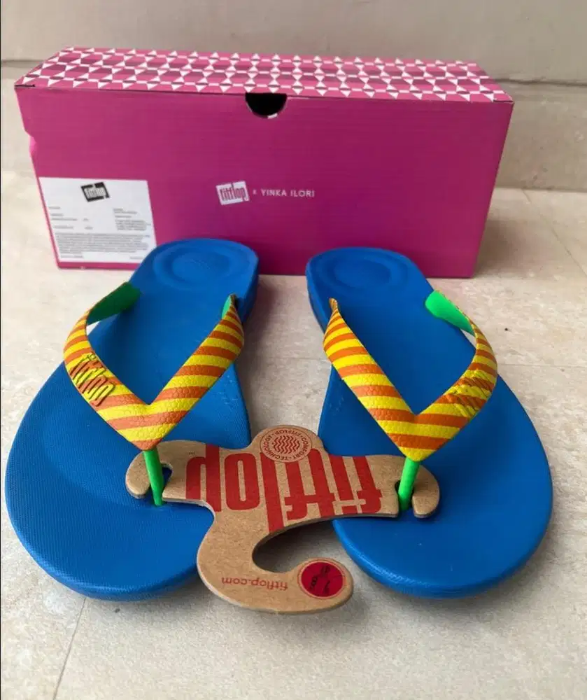 Sandal flipflop iqushion x yinka ilori 100% original authentic