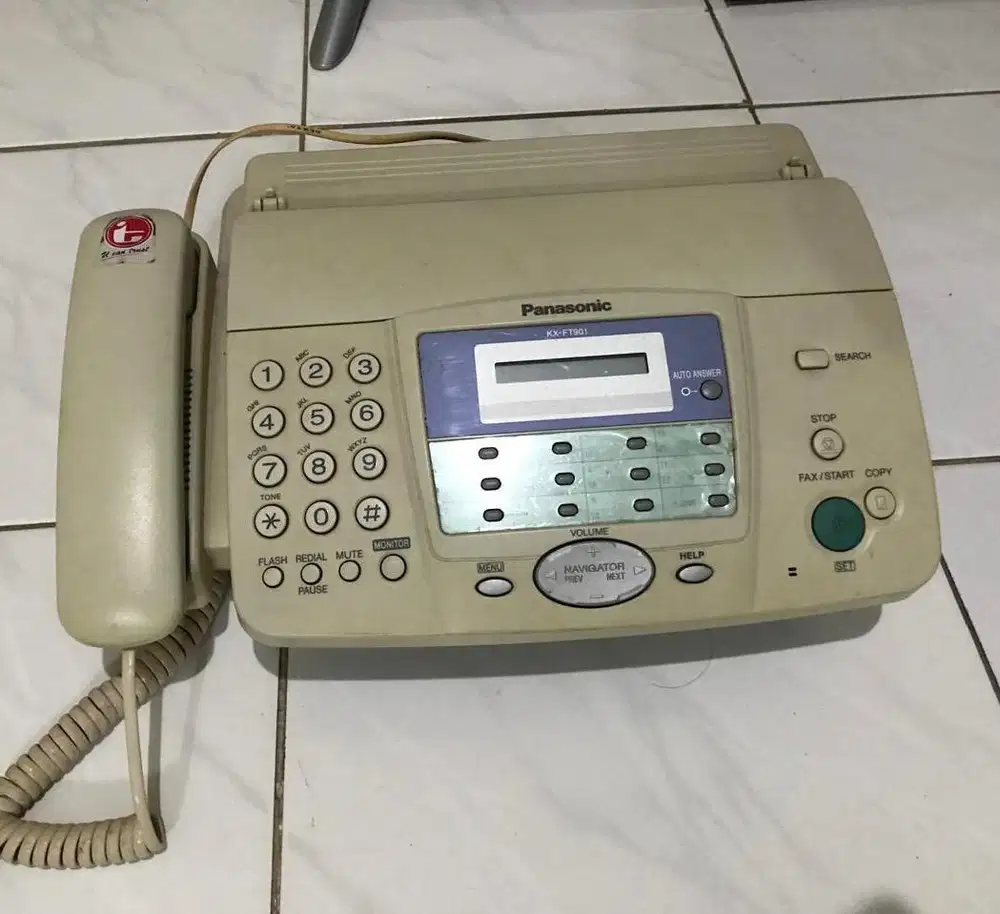 Dijual mesin fax panasonic KX - FT901CX