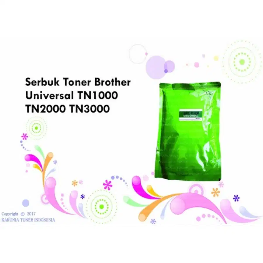 SERBUK TONER BROTHER hl1110 - hl-1110 refill tn1000 tn-1000