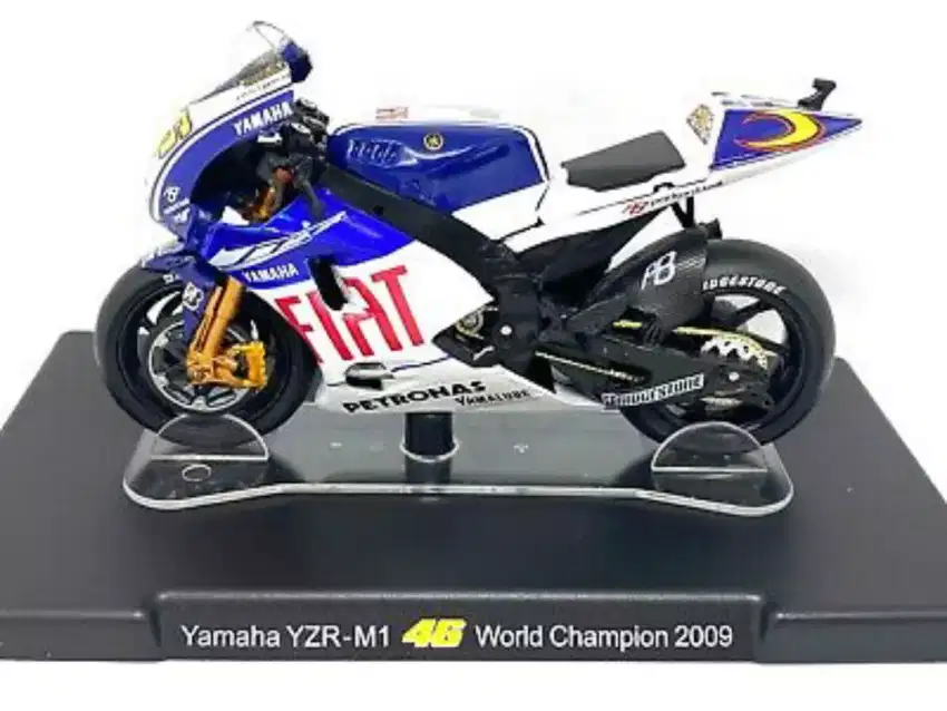diecast yamaha mainan motor vr46 (valentino rossi). tag motogp