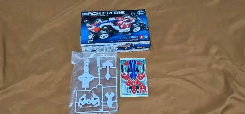 Body Mach Frame dan Decal Tamiya