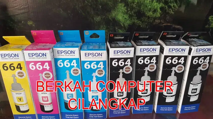 Tinta Epson 664 T664 untuk Printer L110 L120 L210 L220 L300 L310 L350