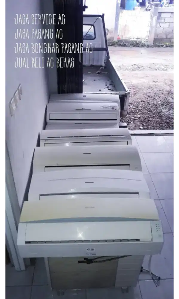 Terima AC bekas normal / ruksak