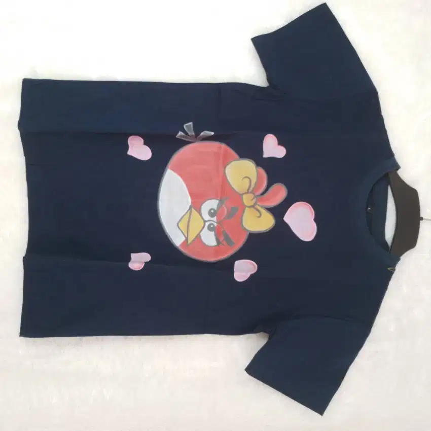 Kaos Lukis Anak Gambar Angry Birds ukuran L - KI 135