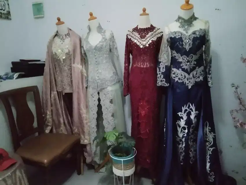 Dijual Kebaya,gaun PengantinBeskap,Perlengkapan  Penganten PL (Second)