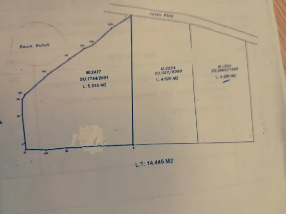 DIJUAL TANAH 14445 M2 PONDOK JAGUNG DEKAT ALAM SUTERA SERPONG UTARA
