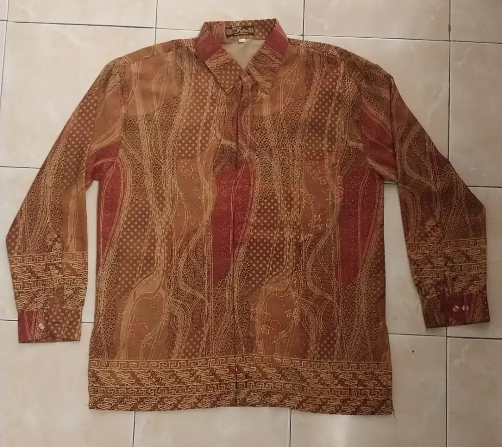 Batik lengan panjang formal pria