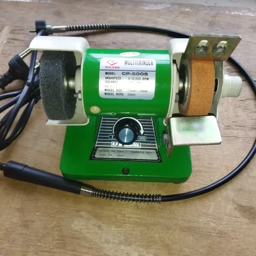 CHI.PEN CP-5005 Mesin Gerinda Duduk Mini/Mini Bench Grinder 3