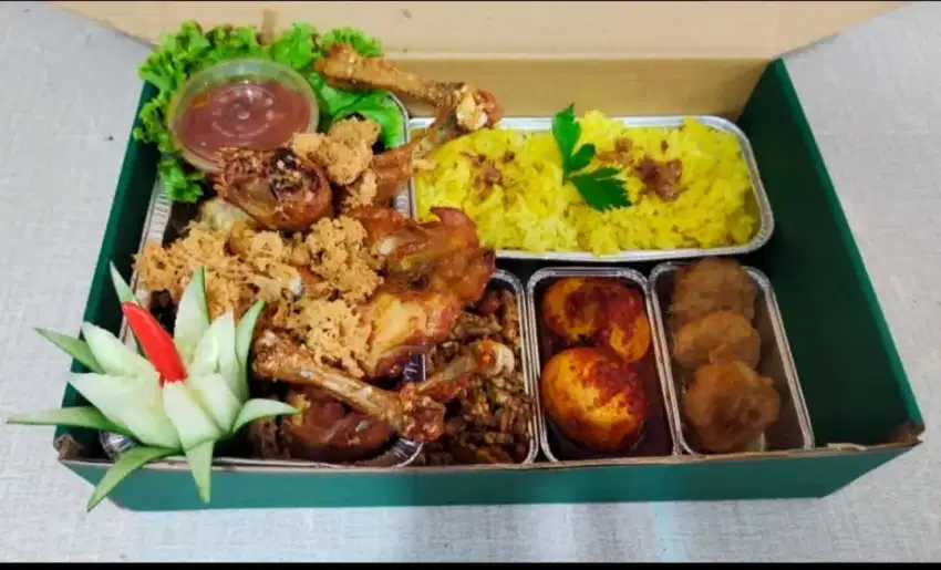 CATERING NASI KOTAK TUMPENG SNACK BOX PRASMANAN KATERING AQIQAH