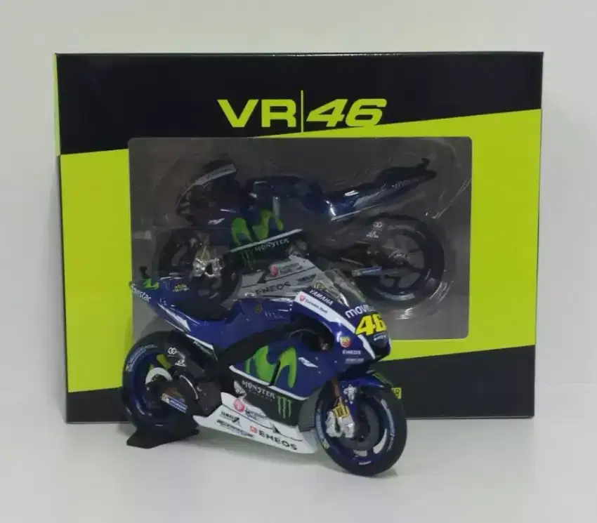 Diecast yamaha mainan motogp vr46 ( v rossi)