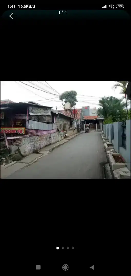 Tanah kavlingan murah Condet