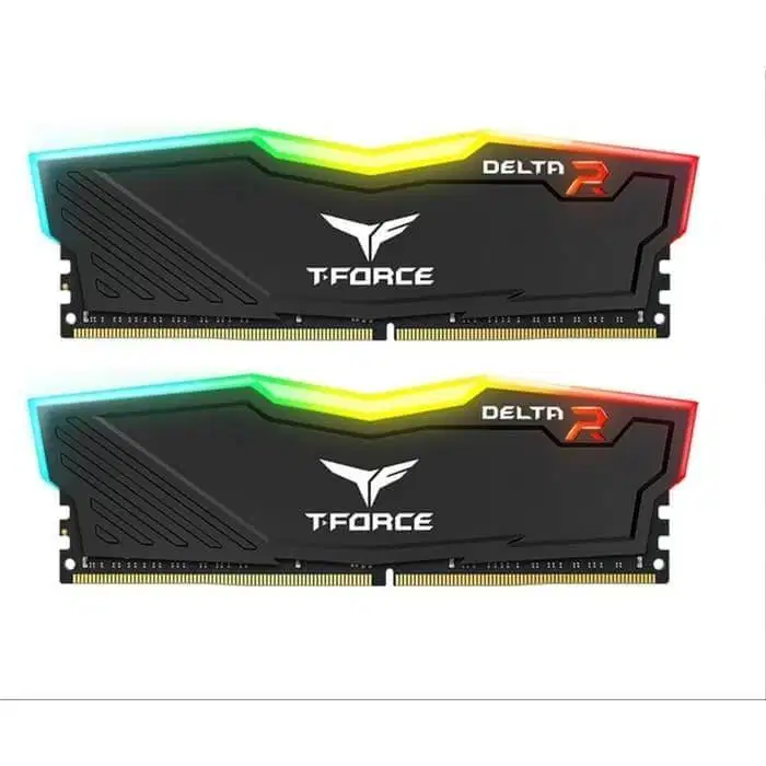 Team T-Force Delta RGB DDR4 16GB (2X8GB) 3200Mhz Black - Dual Channel