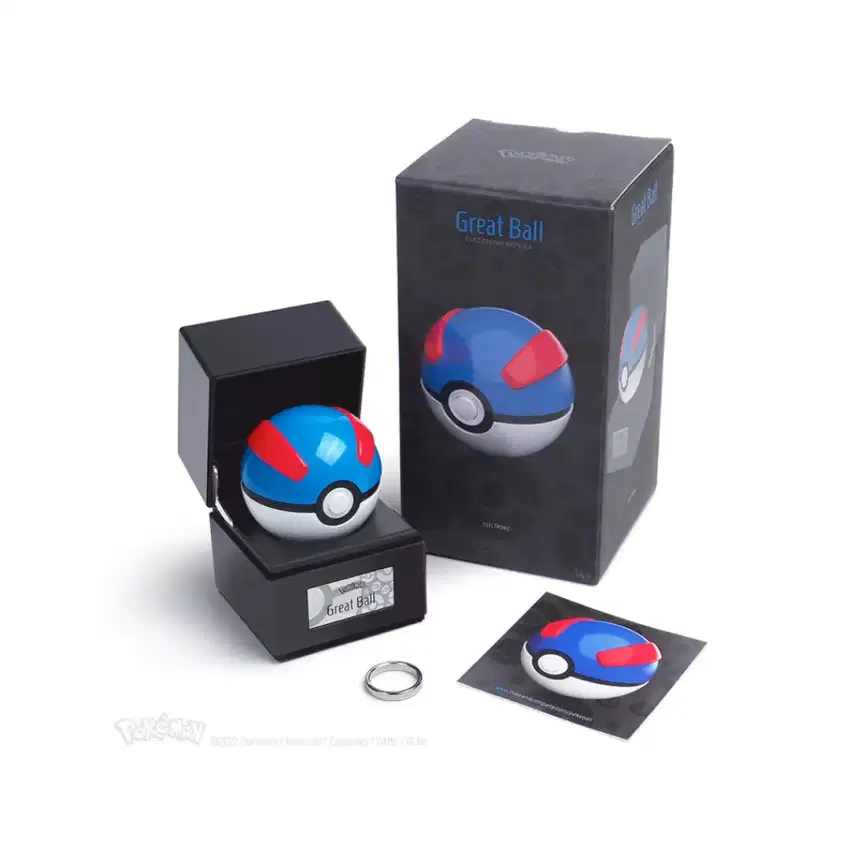 Diecast poke ball mainan naruto, pokemon, with box dvd