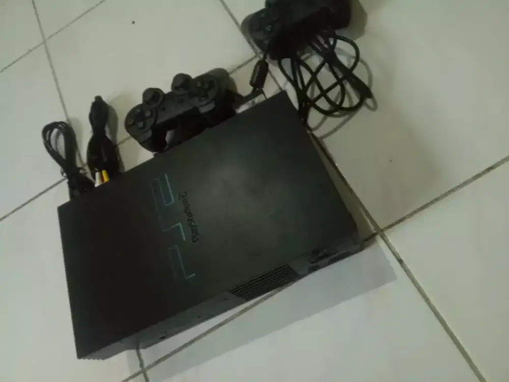 Sony Playstation 2 Fat Matrik 160 gb full game  mulus normal siap