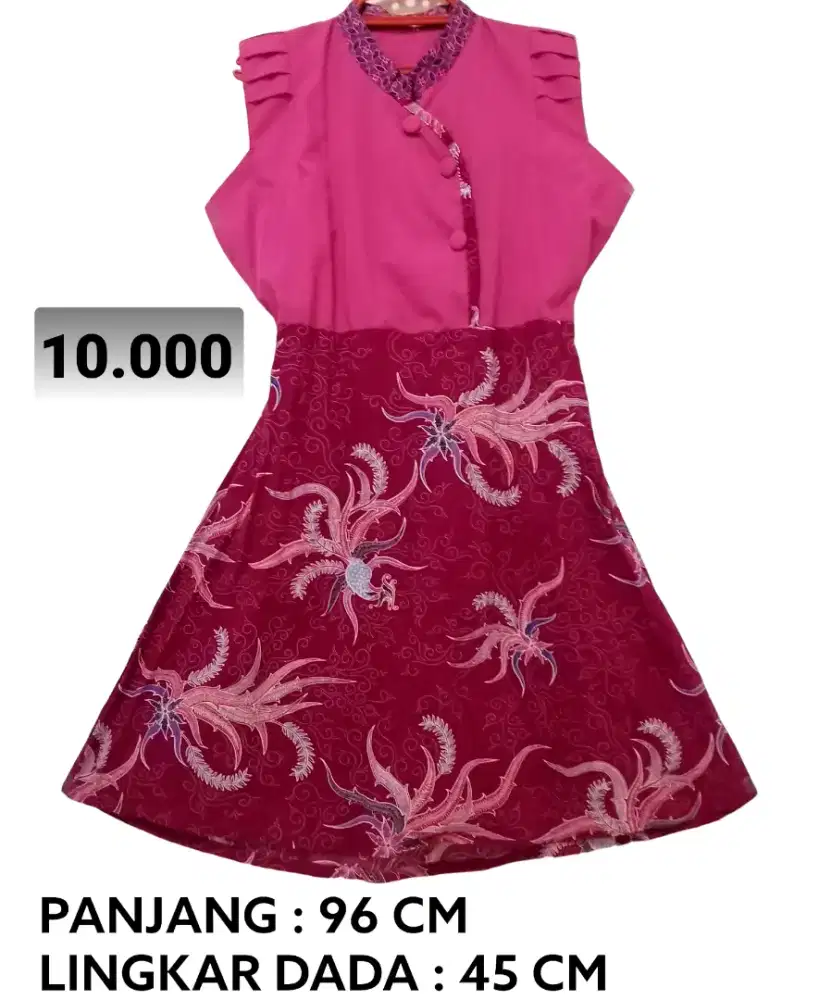 Baju motif batik bahan adem