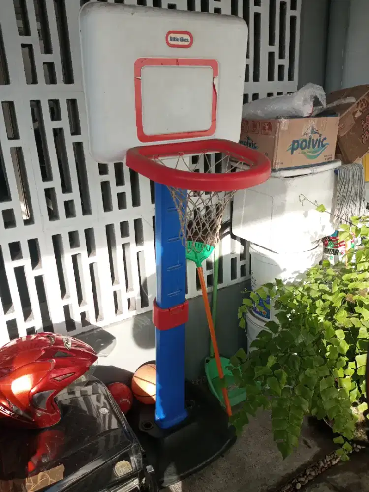 Preloved Totsports Little Tikes USA Basketball ring basket anak