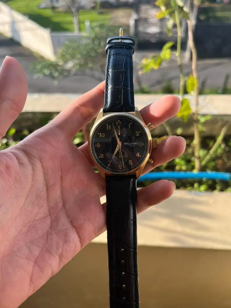 Jam Tangan William L1985 Original Secong Lengkap box garansi dll