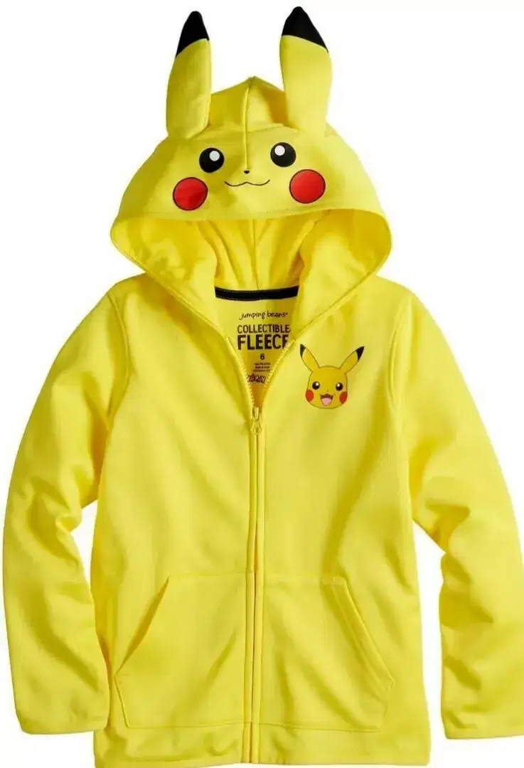 uniqlo hoodie jaket nintendo x pokemon