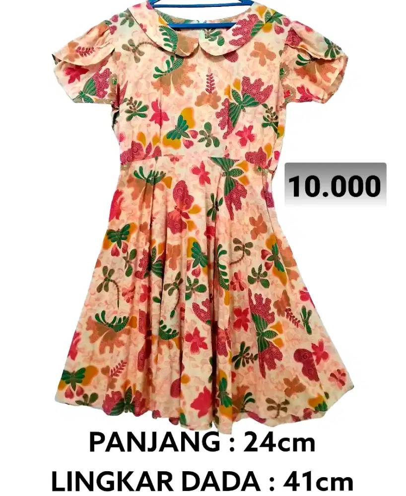 Baju motif batik bahan adem