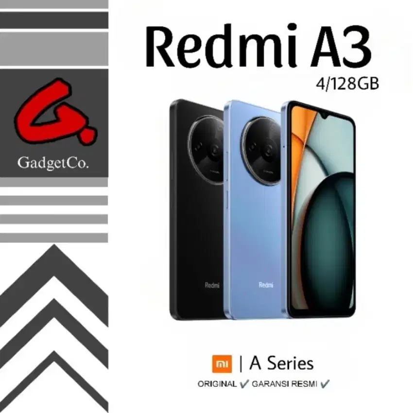 PROMO Redmi A3 4/128 BNIB grs resmi 1th cod bdg kota Free Ongkir