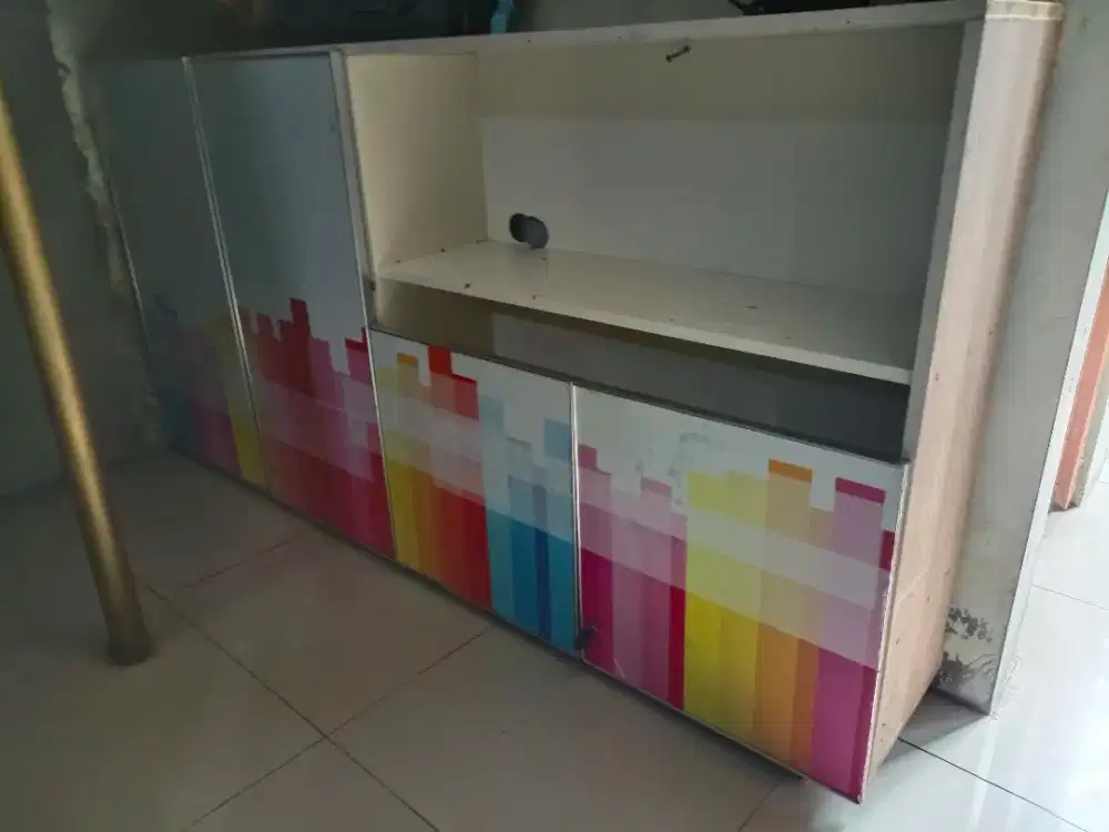 bufet bagus HPL kaca