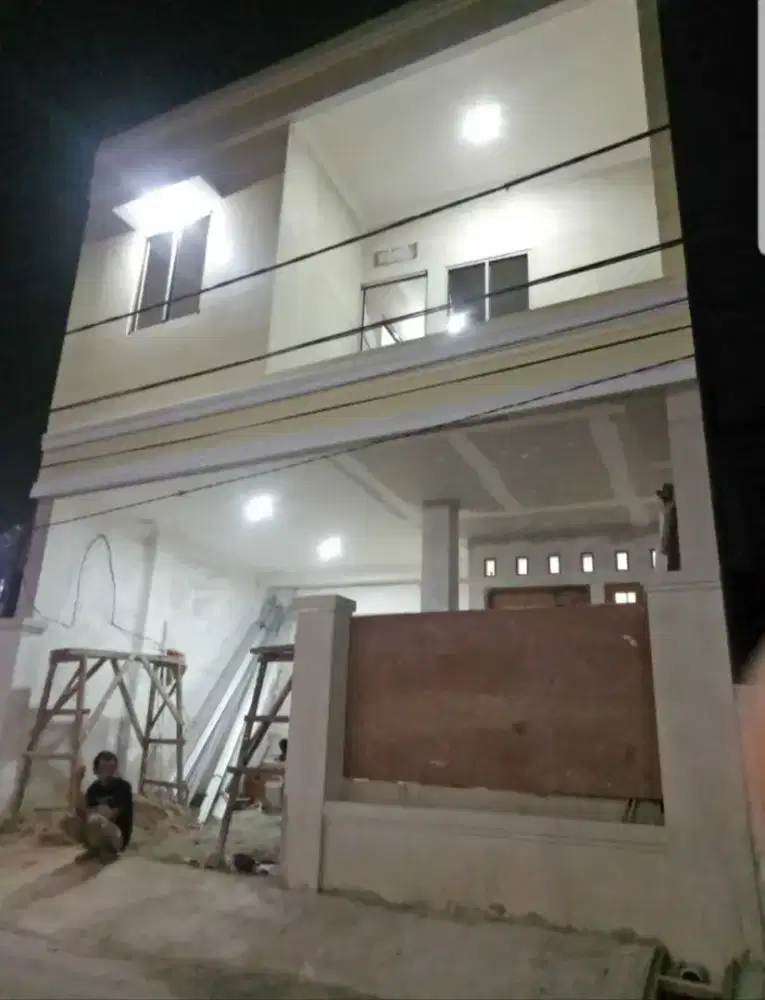 Renovasi rumah || bangunan baru || pagar || kanopi