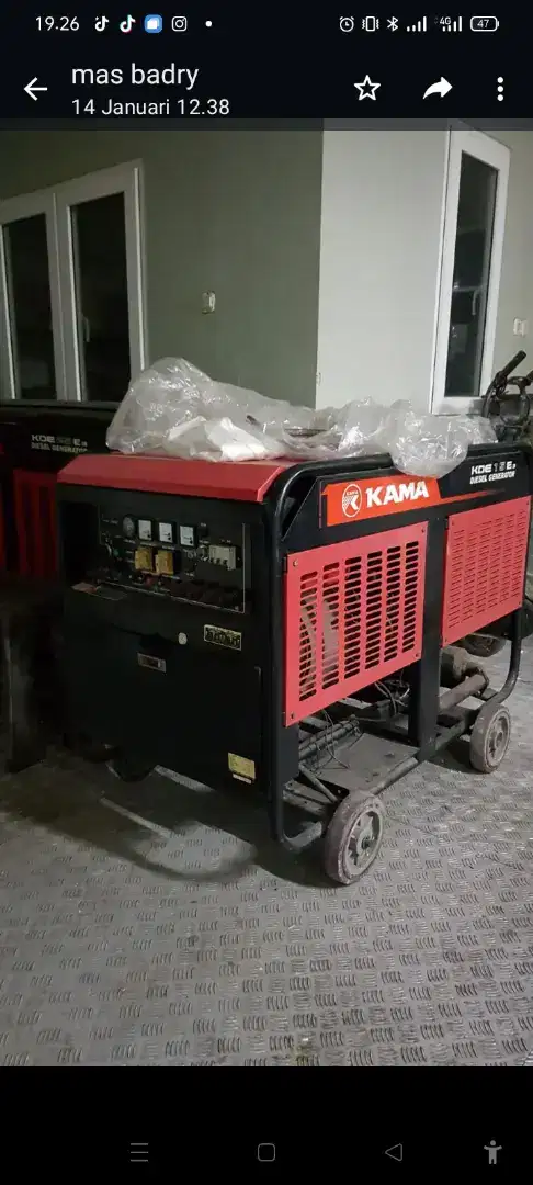 Dijual Genset Ex kantor  27Kva kondisi Mormal