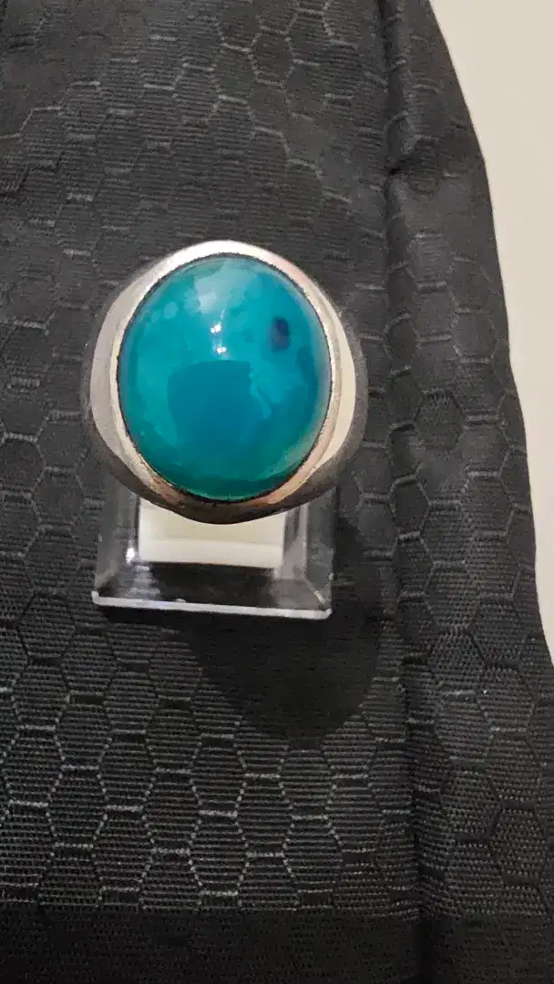 Batu Bacan clean +perak tebal