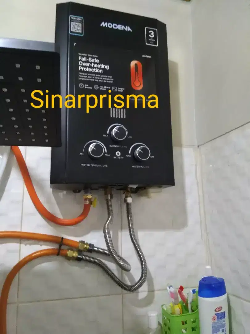 Water heater gas baru