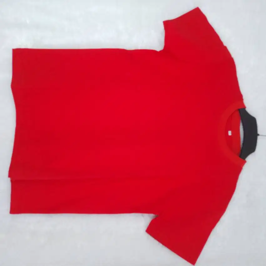 Kaos Anak T Shirt Polos warna Merah - KI 141