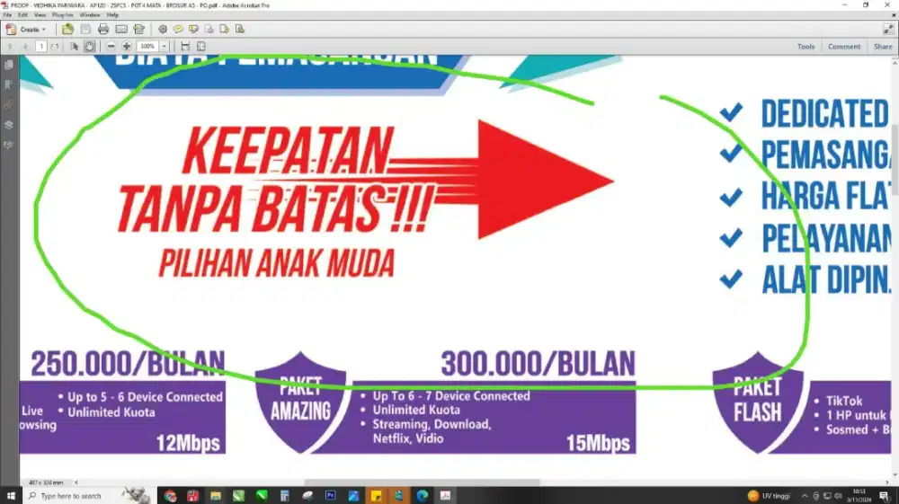 Brosur A5 Keperluan Usaha Anda