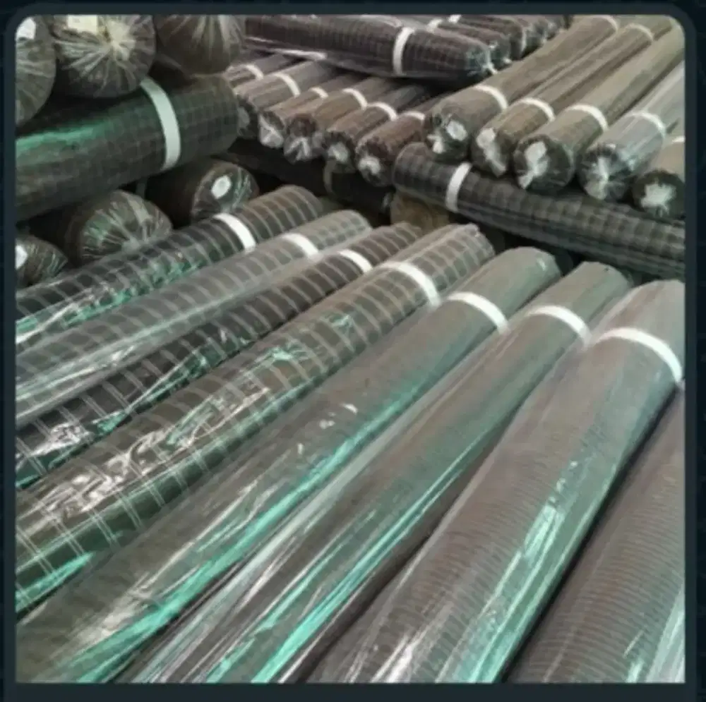 Kain Songket 3G Polyster Rayon Katun, Linen Rayon