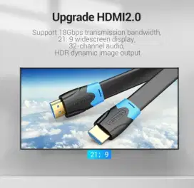 Kabel HDMI VENTION B02 5METER HIGH SPEED 4K FHD 1080P NEW