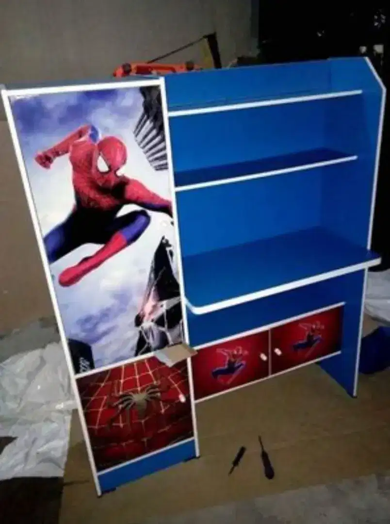 MEJA BELAJAR ANAK SPIDERMAN MBB