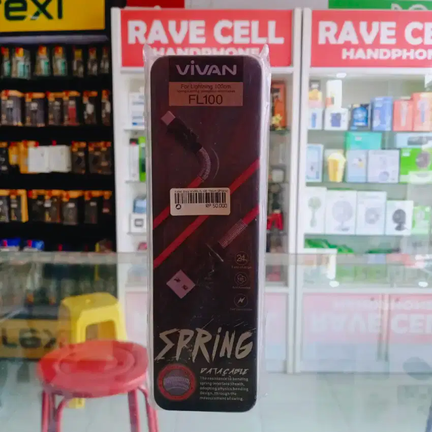 Kabel Data VIVAN FL100 100cm (iPhone) Murah Meriah!!! (RAVE CELL)