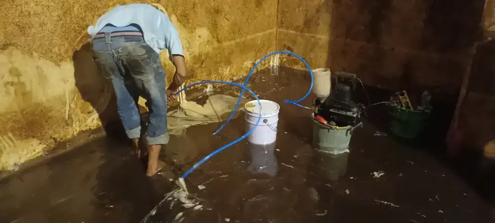 Injeksi beton bocor , injeksi beton retak dan all waterprofing sistem