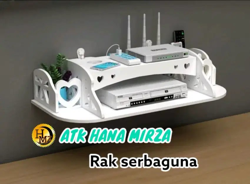 Rak serbaguna warna putih