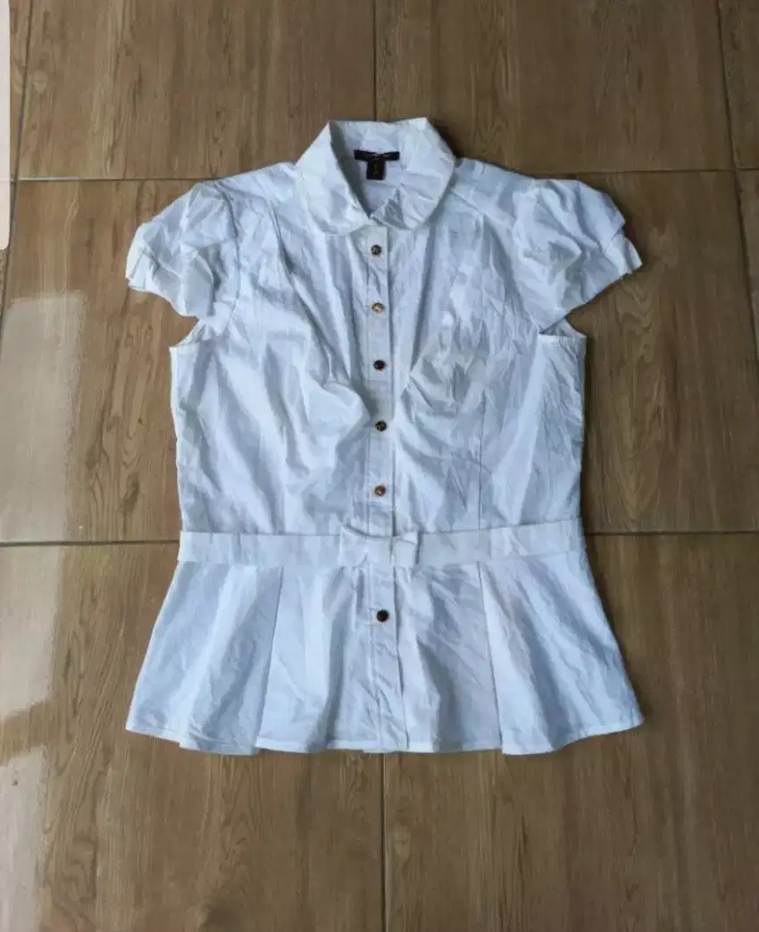 auth lv louis vuitton blouse shirt