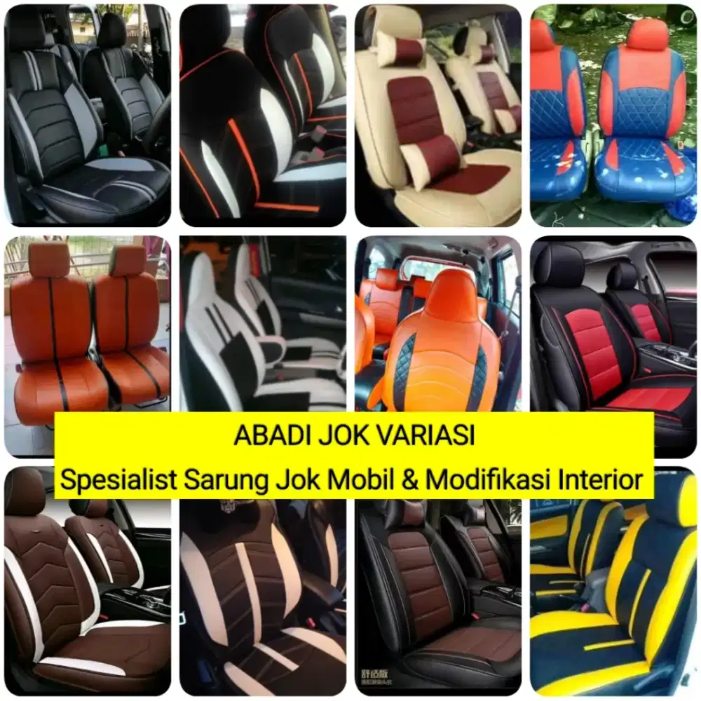Promo Sarung Jok Mobil Murah/Semi Paten/Modif Interior/Siap Antr Psang