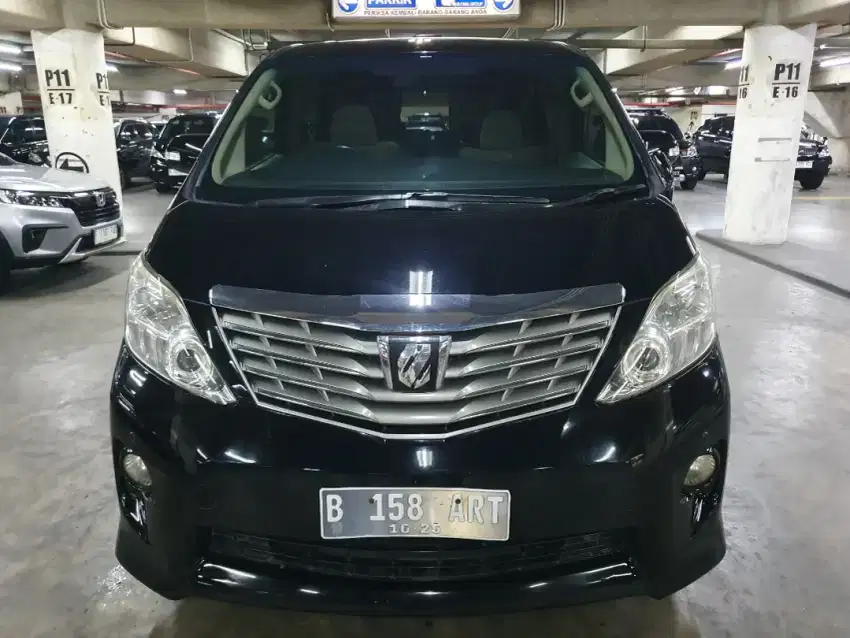 Toyota Alphard 2.4 G Audioless 2011 Full Original Super Istimewa Antik