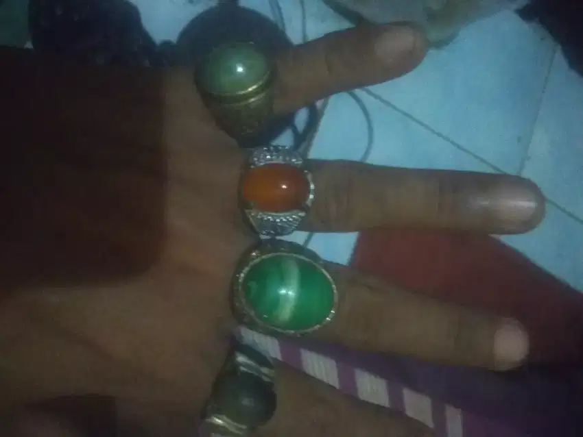 Di jual 4 macam cincin batu akik