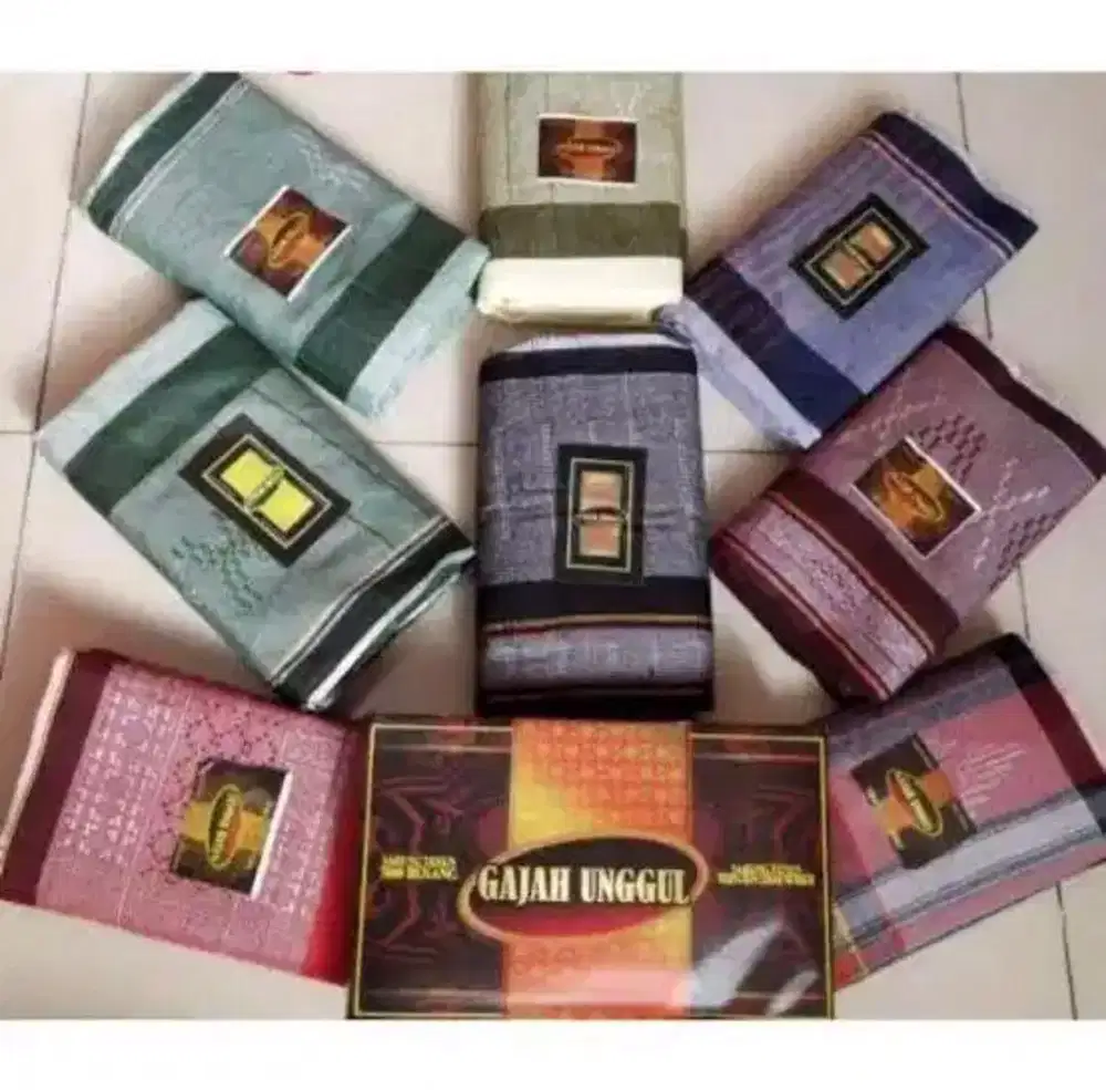 Kain sarung GAJAH UNGGUL dus murah meriah, kode ON