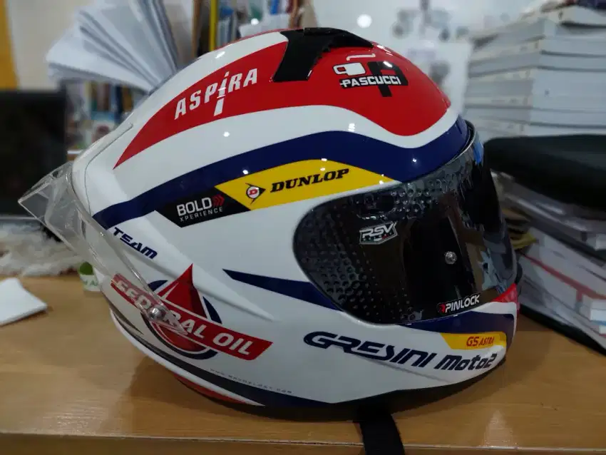 Rsv f550 spesial edition gresini moto gp (Helm langka)
