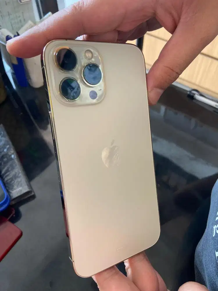 IPHONE 13 PROMAX 256GB GOLD ex IBOX ( TT lg iphone ke atas )