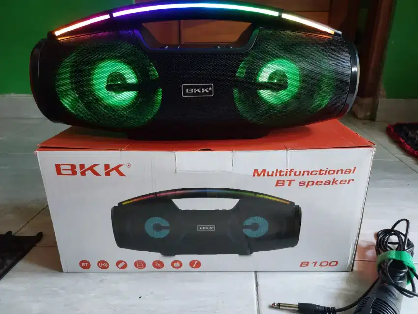 Speaker Bluetooth karaokes super bass