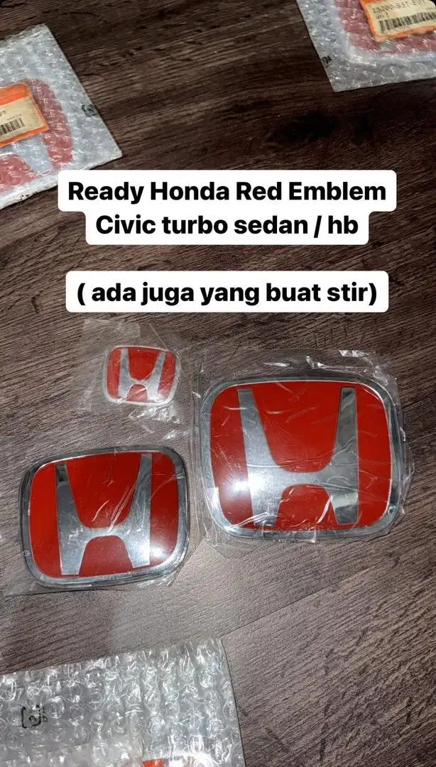 CUCI GUDANG Part modifikasi Carbon  diffuser emblem drl civic turbo fc