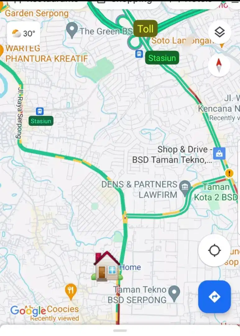 Jual Cepat Rumah 4 KT di lokasi strategis Taman Tekno BSD