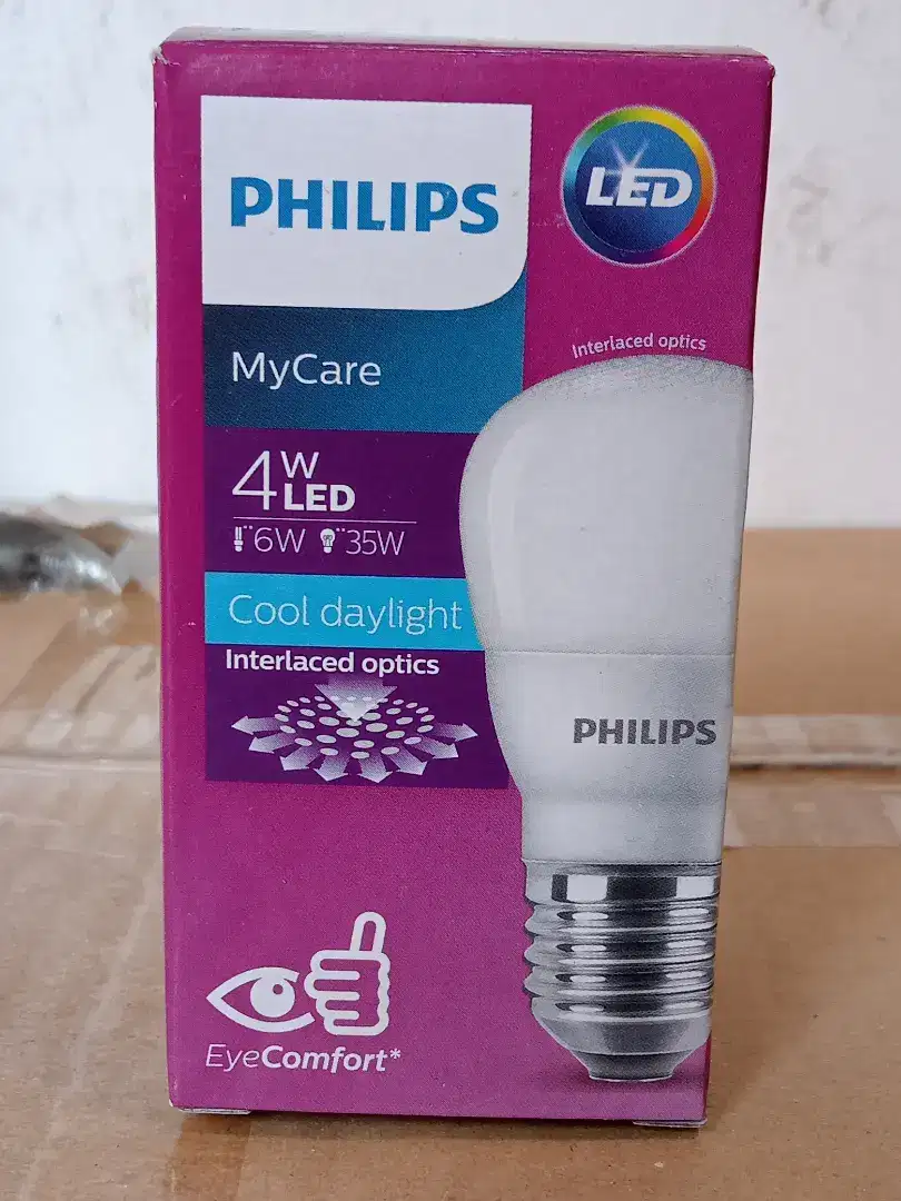 Lampu Philips Bohlam LED 4 Watt best produk