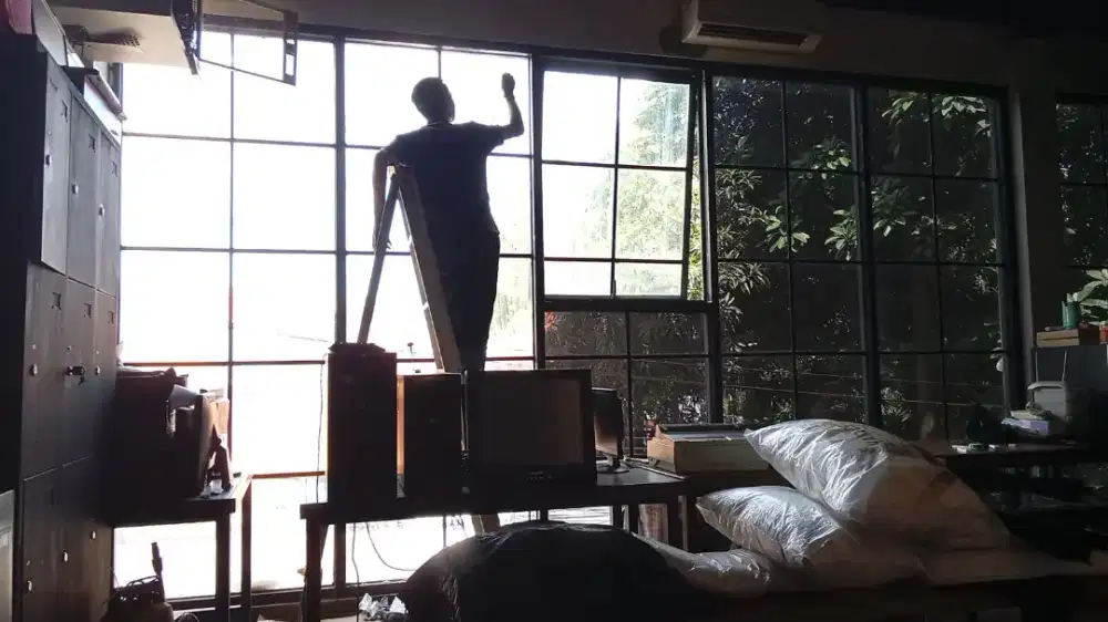 Sticker kaca jendela menteng jakarta