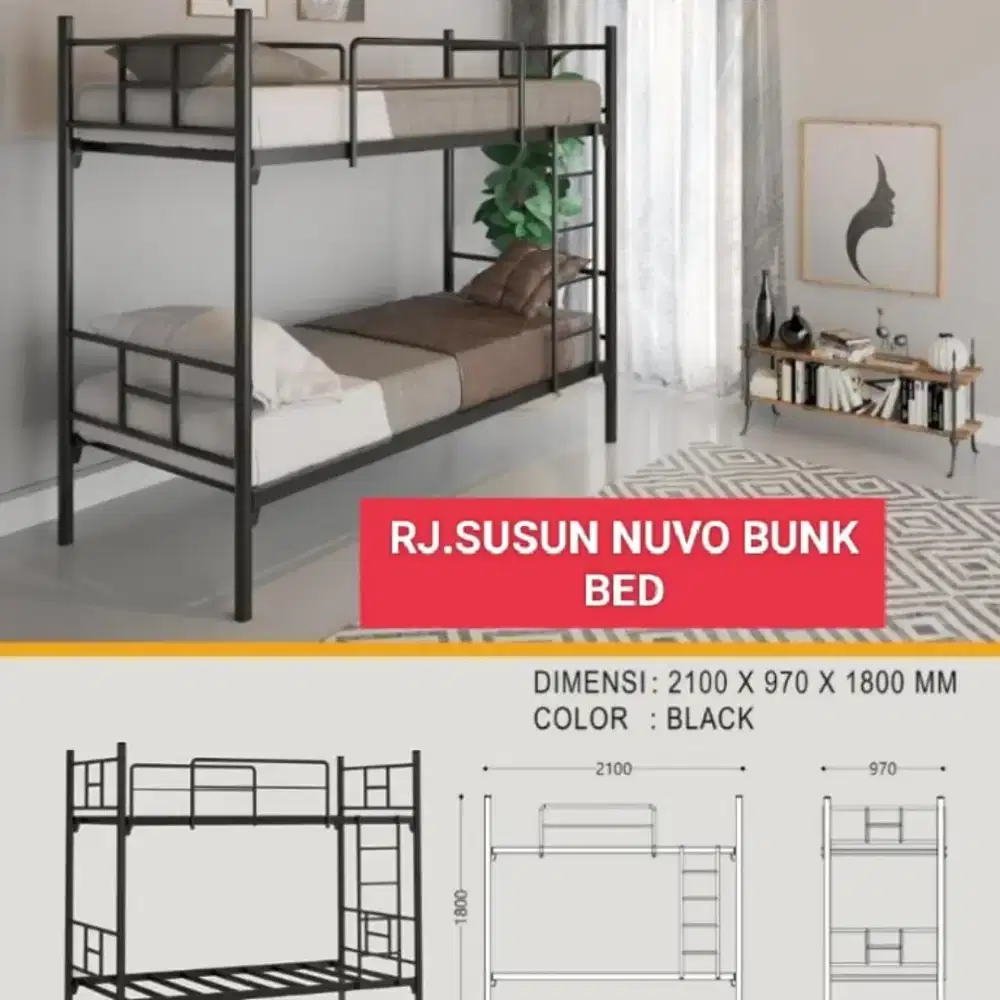 Ranjang Tingkat Besi